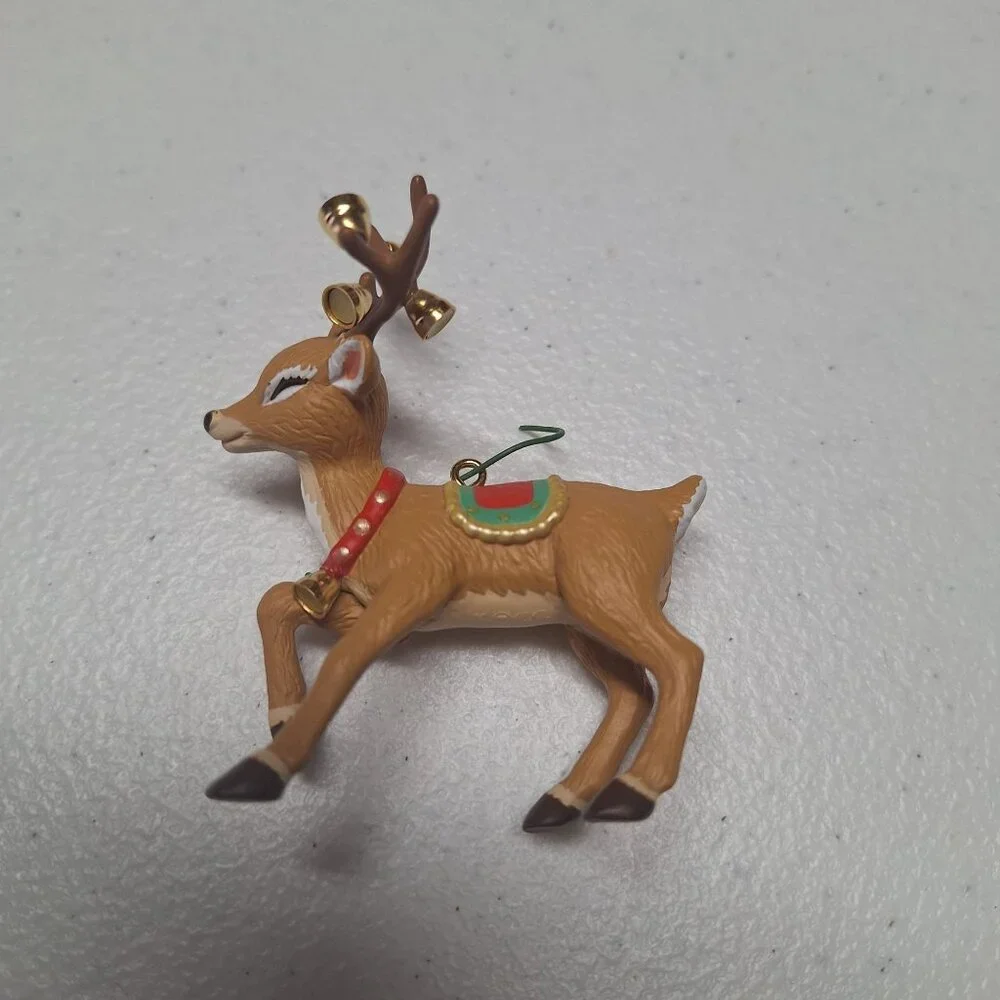 Hallmark Keepsake 2000 Ringing Reindeer Ornament Membership‎ Exclusive